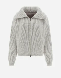 Herno Bomber-Resort Bomberjacke Aus Eternity Brioche Knit