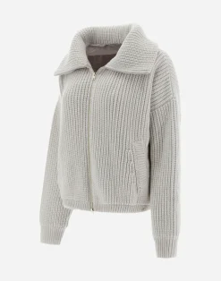 Herno Bomber-Resort Bomberjacke Aus Eternity Brioche Knit