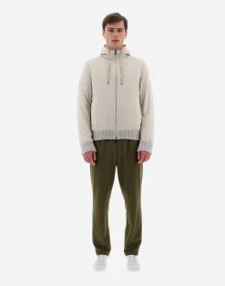 Herno Bomber-Resort Bomberjacke Aus Infinity Mix Knit & Rev Ponente