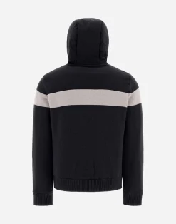 Herno Bomber-Resort Bomberjacke Aus Infinity Mix Knit & Ponente