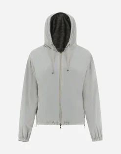 Herno Bomber-Resort Bomberjacke Aus Light Nylon Stretch & Light Jersey