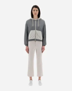 Herno Bomber-Resort Bomberjacke Aus Light Nylon Stretch & Light Jersey
