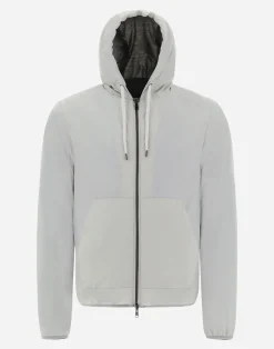 Herno Bomber-Resort Bomberjacke Aus Light Nylon Stretch & Light Jersey