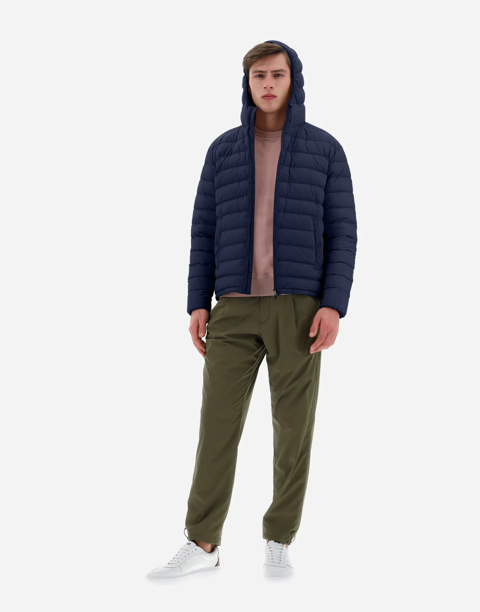 Herno Bomber-Resort Bomberjacke Aus Light Nylon Stretch
