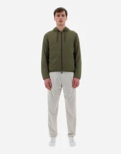 Herno Bomber-Resort Bomberjacke Aus Light Nylon Stretch & Light Jersey