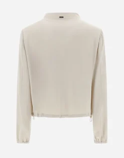 Herno Bomber-Resort Bomberjacke Aus Satin Effect