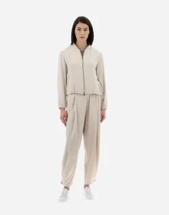 Herno Bomber-Resort Bomberjacke Aus Satin Effect
