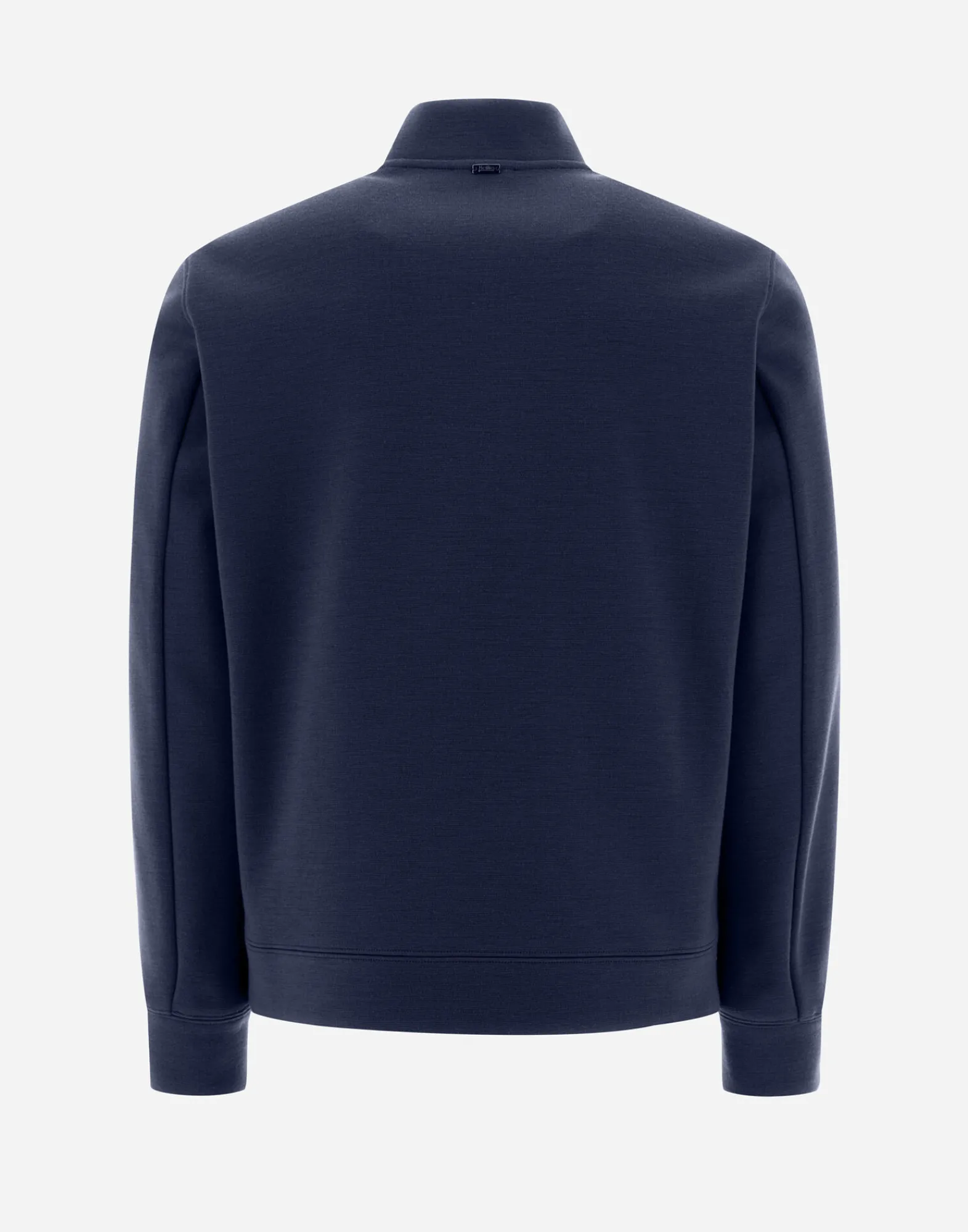 Herno Bomber-Resort Hemd Aus Coupled Knit Effect & Light Nylon Stretch