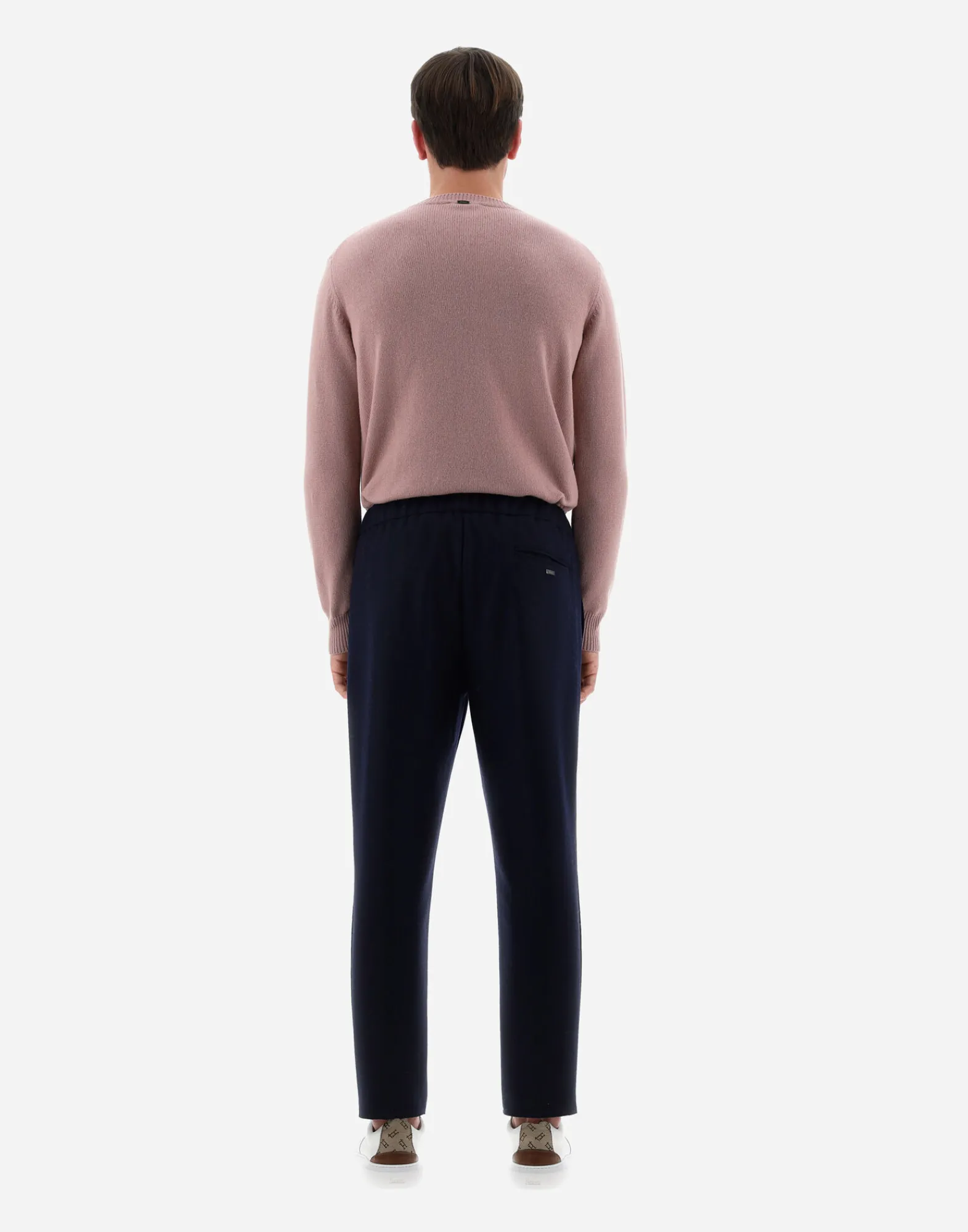 Herno Hosen-Resort Hose Aus Boiled Wool Jersey