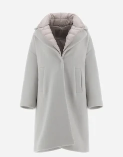 Herno Mäntel & Trenchcoats-Resort Mäntel Aus Modern Double & Nylon Ultralight