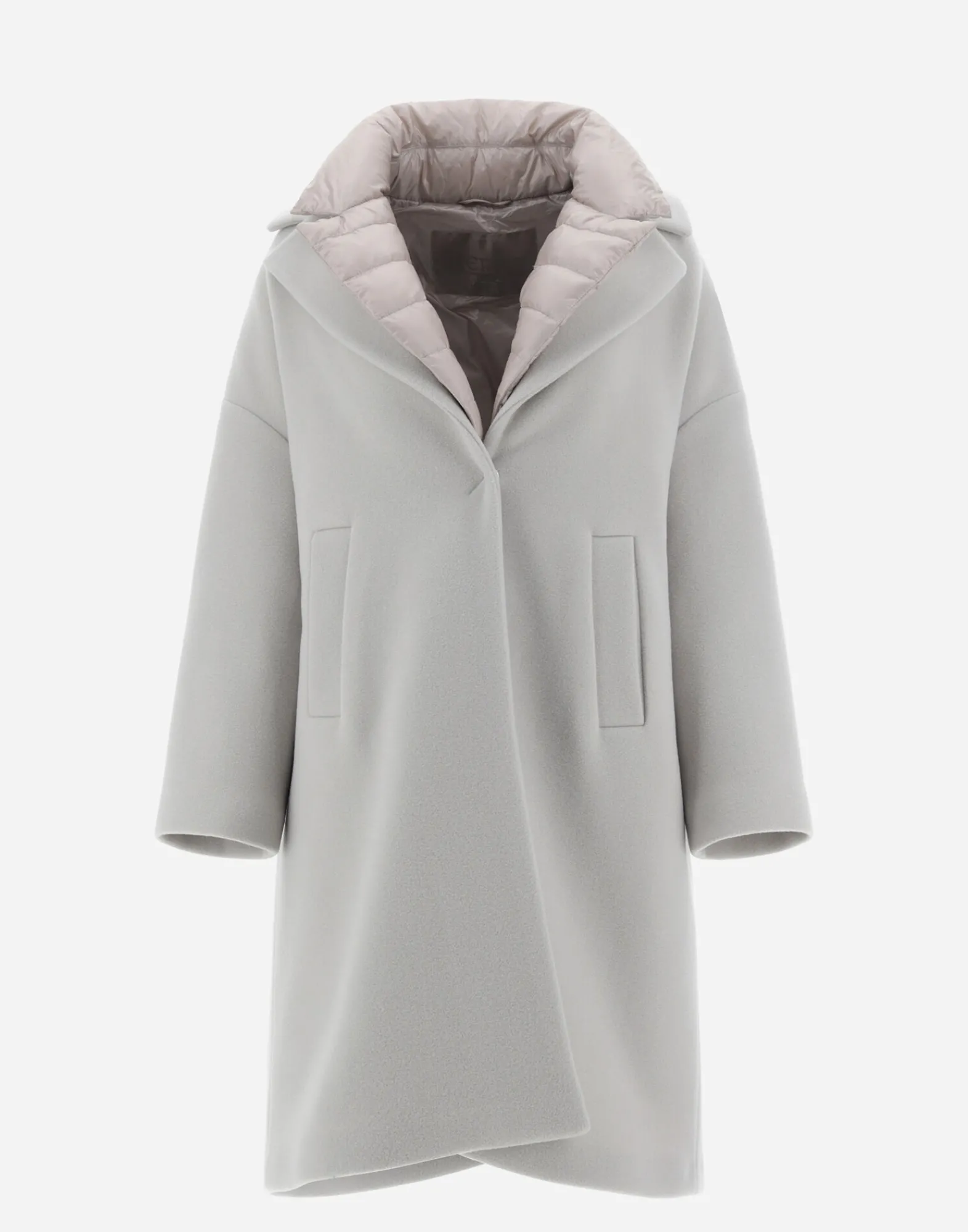 Herno Mäntel & Trenchcoats-Resort Mäntel Aus Modern Double & Nylon Ultralight