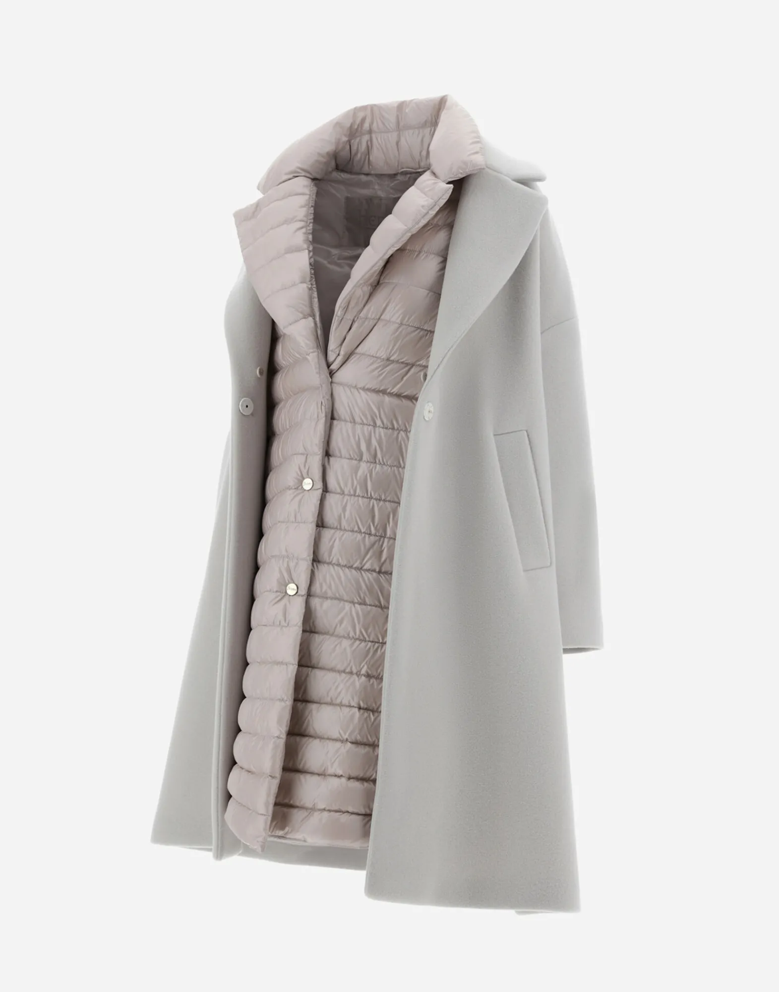Herno Mäntel & Trenchcoats-Resort Mäntel Aus Modern Double & Nylon Ultralight