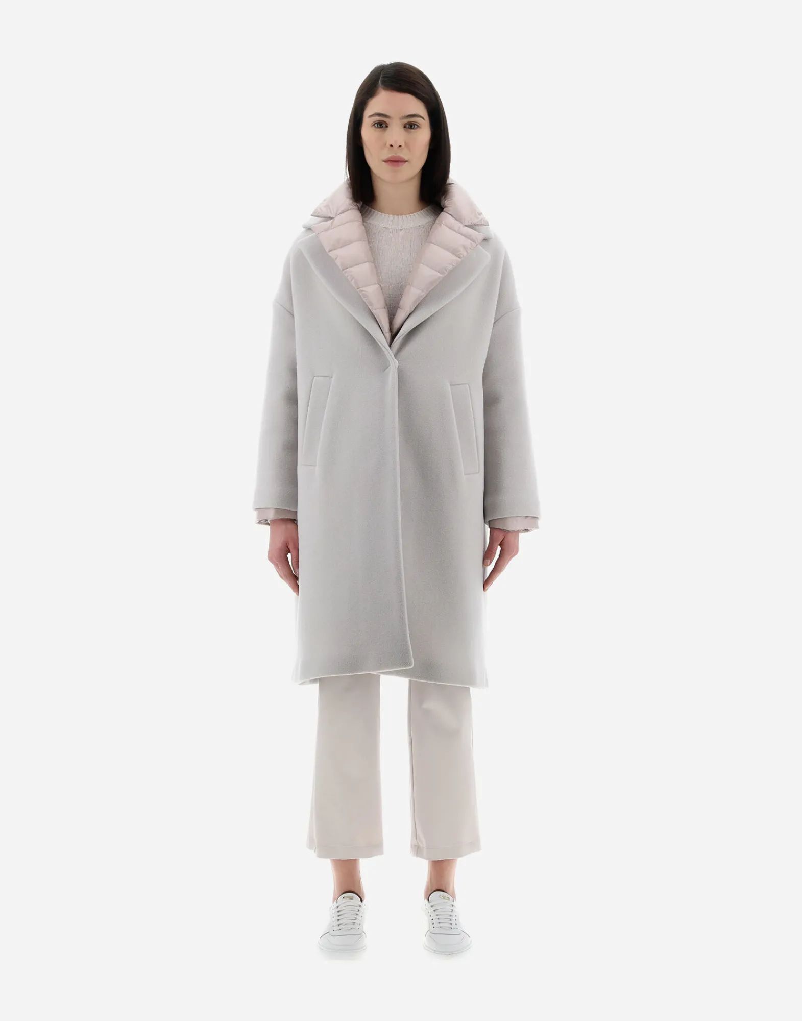 Herno Mäntel & Trenchcoats-Resort Mäntel Aus Modern Double & Nylon Ultralight