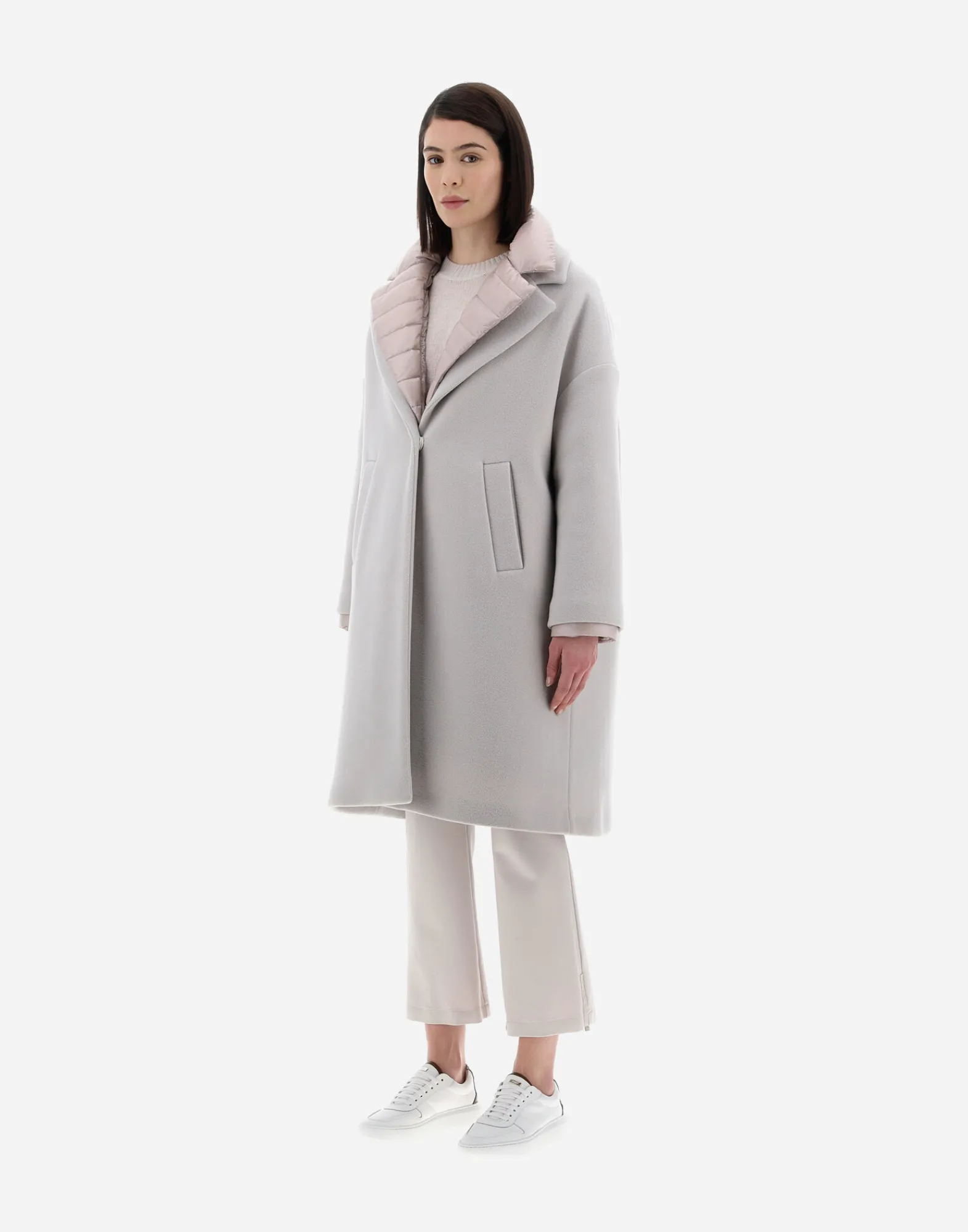 Herno Mäntel & Trenchcoats-Resort Mäntel Aus Modern Double & Nylon Ultralight