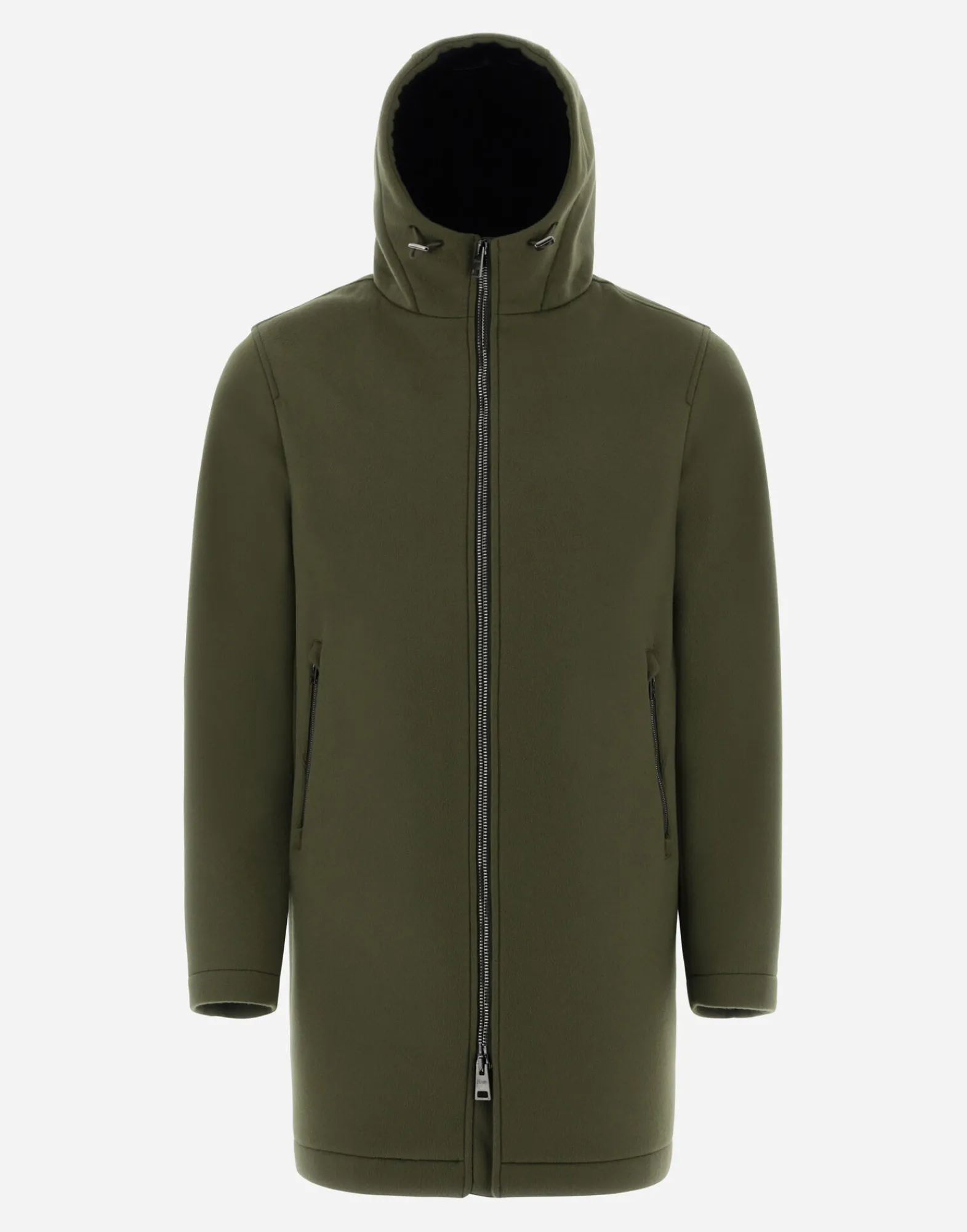 Herno Parka & Jacken-Resort Parka Aus Mesh Wool