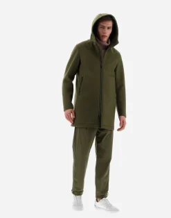 Herno Parka & Jacken-Resort Parka Aus Mesh Wool