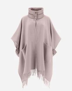 Herno A-Shape-Resort Poncho Aus Warmy & Nylon Ultralight