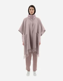 Herno A-Shape-Resort Poncho Aus Warmy & Nylon Ultralight