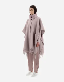 Herno A-Shape-Resort Poncho Aus Warmy & Nylon Ultralight