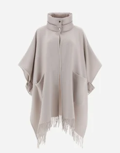 Herno A-Shape-Resort Poncho Aus Warmy & Nylon Ultralight