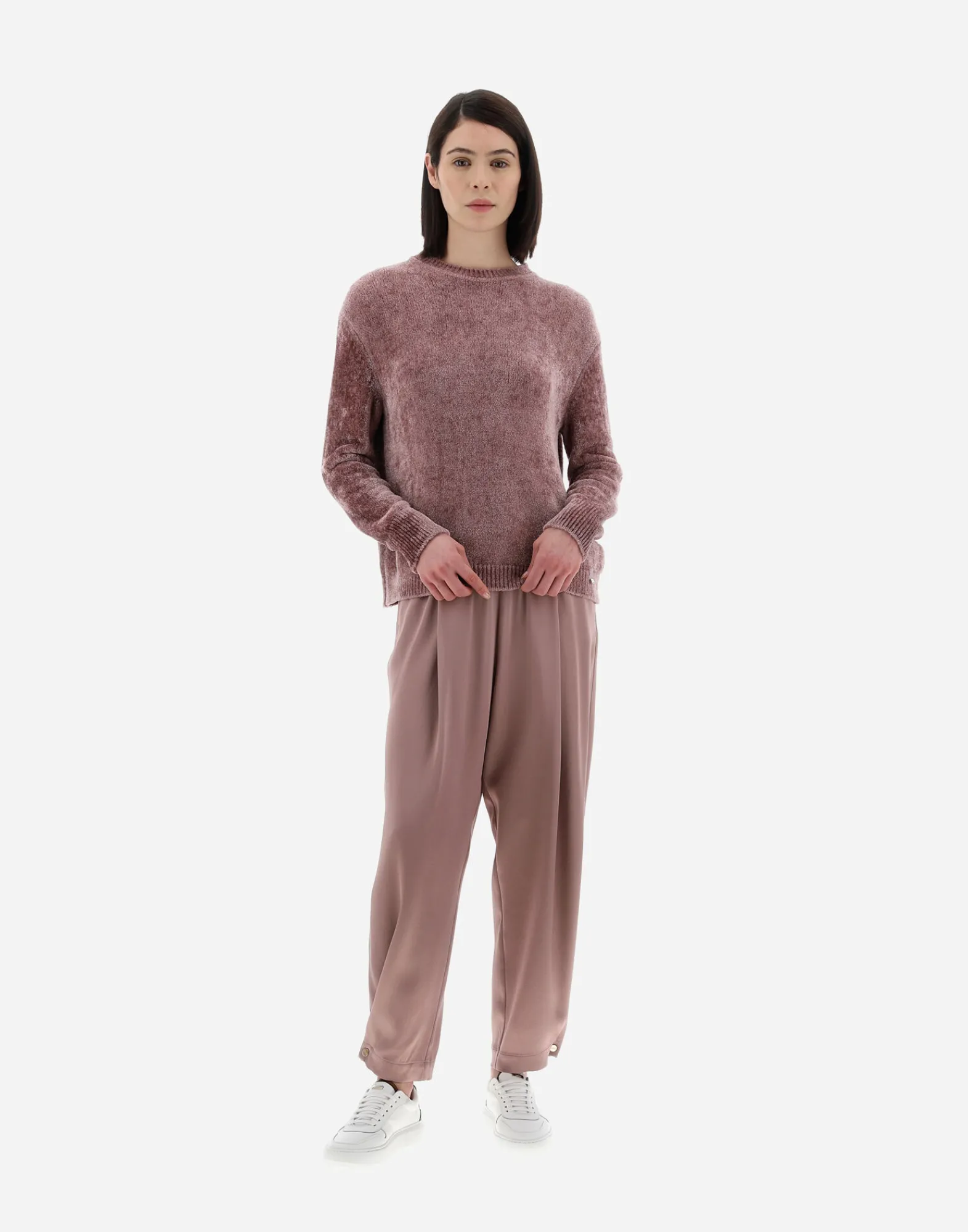 Herno Pullover & Strickjacken-Resort Pullover Aus Chenille Knit