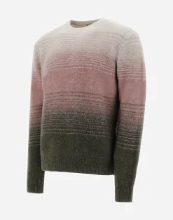 Herno Sweatshirts & Strickjacken-Resort Pullover Aus Faded Blend