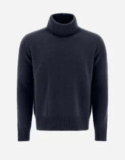 Herno Sweatshirts & Strickjacken-Resort Pullover Aus Light Infinity Wool