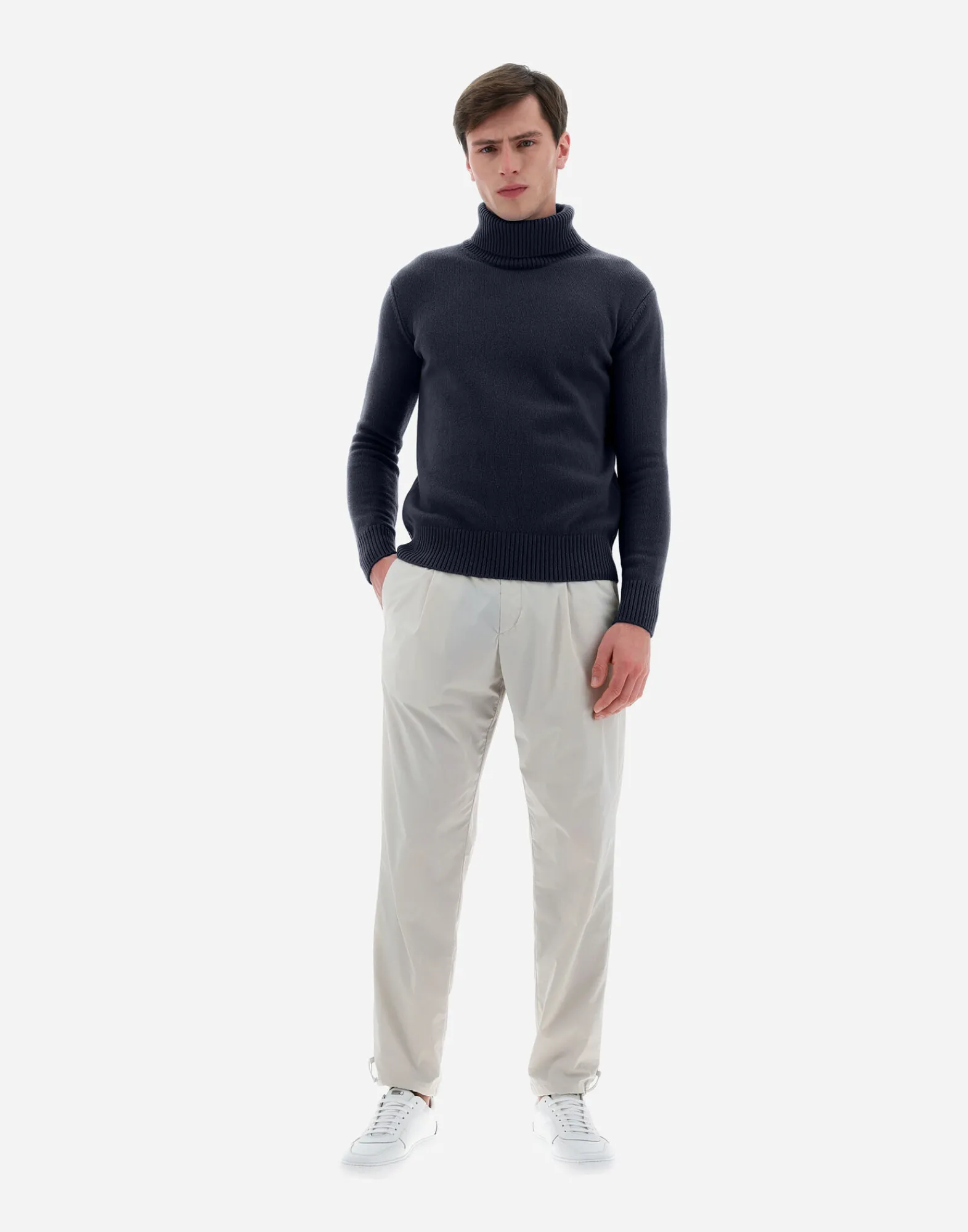 Herno Sweatshirts & Strickjacken-Resort Pullover Aus Light Infinity Wool