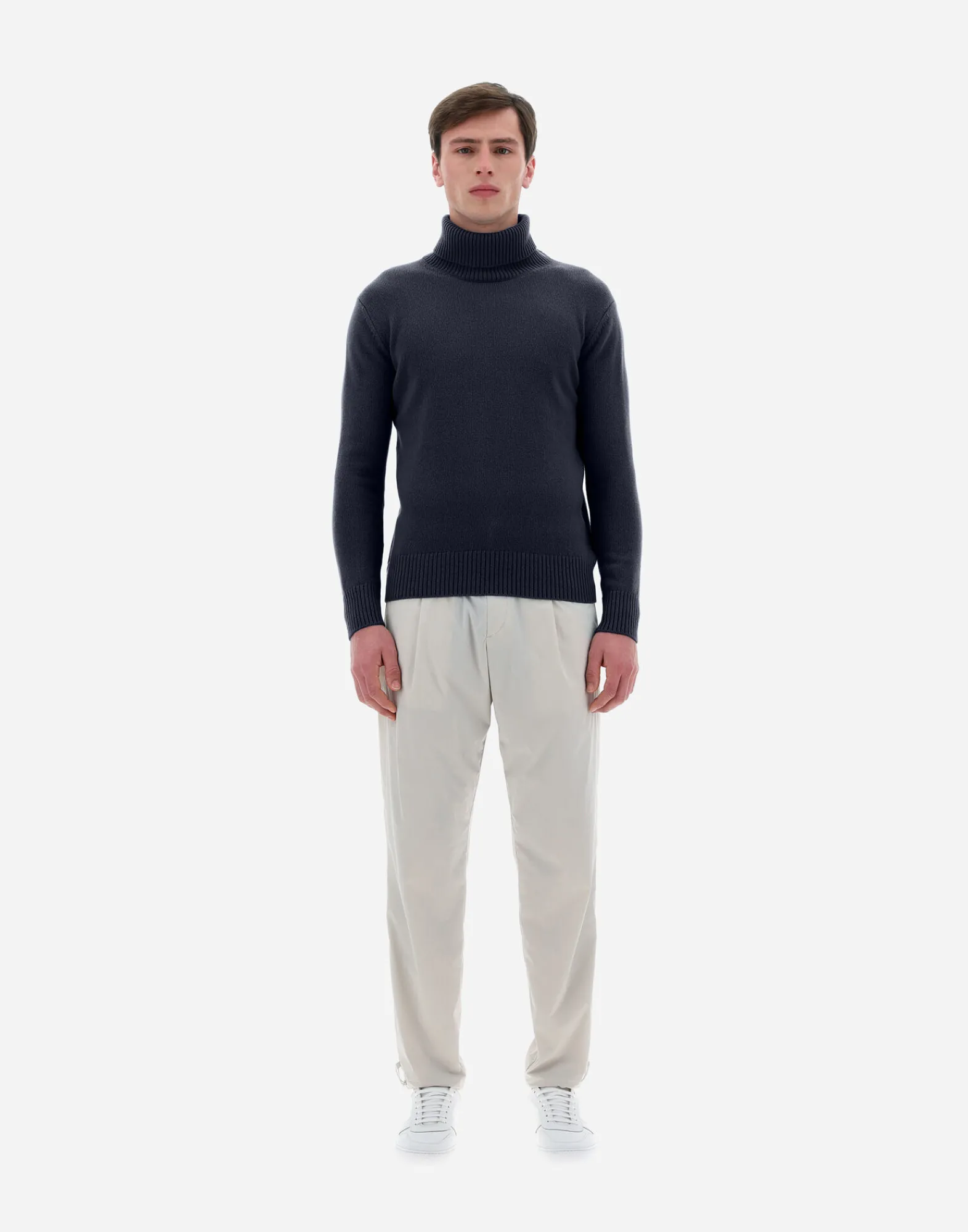 Herno Sweatshirts & Strickjacken-Resort Pullover Aus Light Infinity Wool