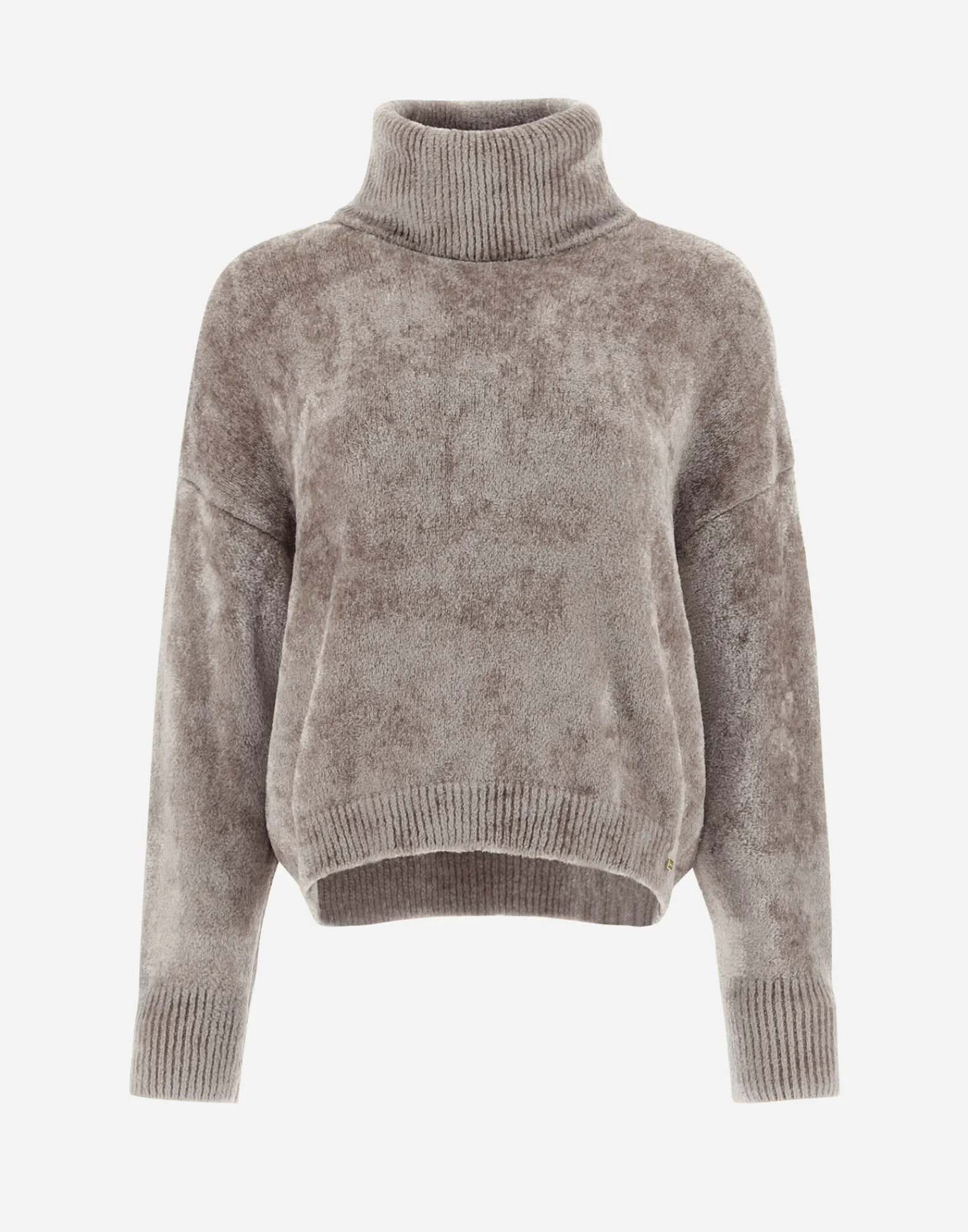 Herno Pullover & Strickjacken-Resort Rollkragenpullover Aus Chenille Knit