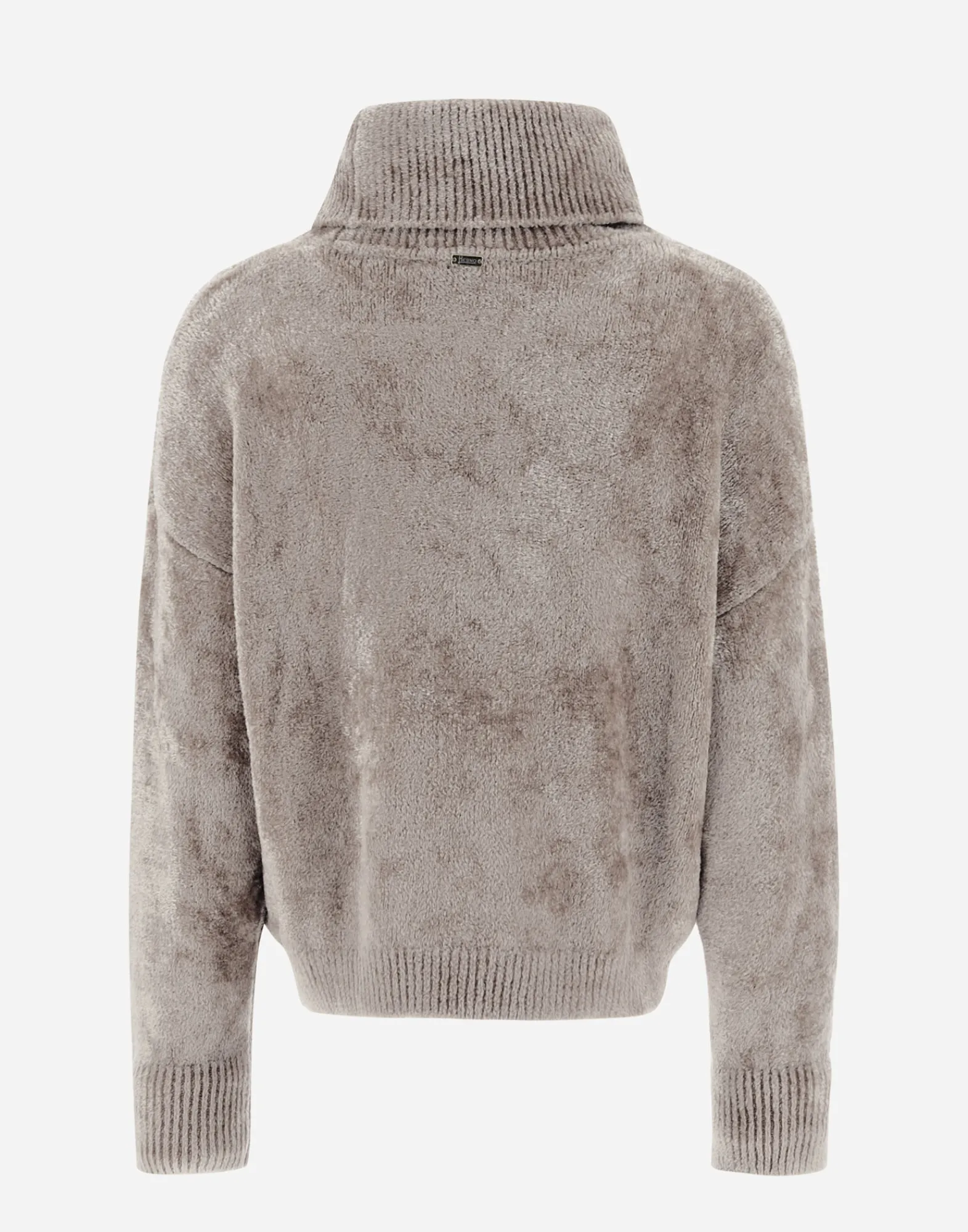 Herno Pullover & Strickjacken-Resort Rollkragenpullover Aus Chenille Knit
