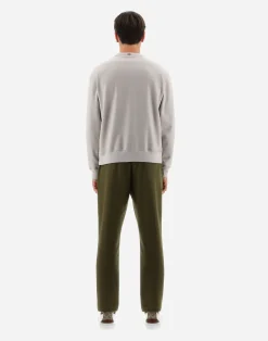 Herno Sweatshirts & Strickjacken-Resort Sweatshirt Aus Boiled Wool Jersey