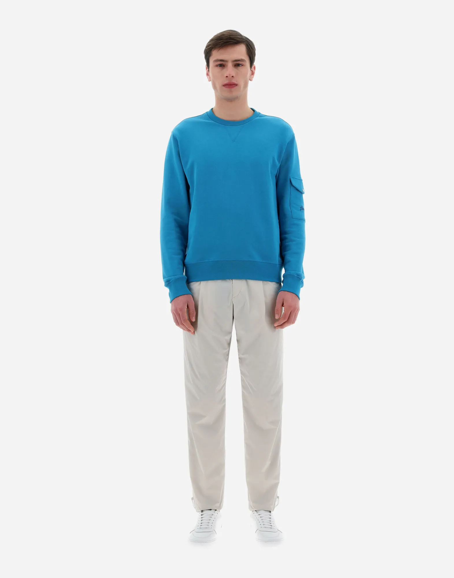 Herno Sweatshirts & Strickjacken-Resort Sweatshirt Aus Cotton Sweater