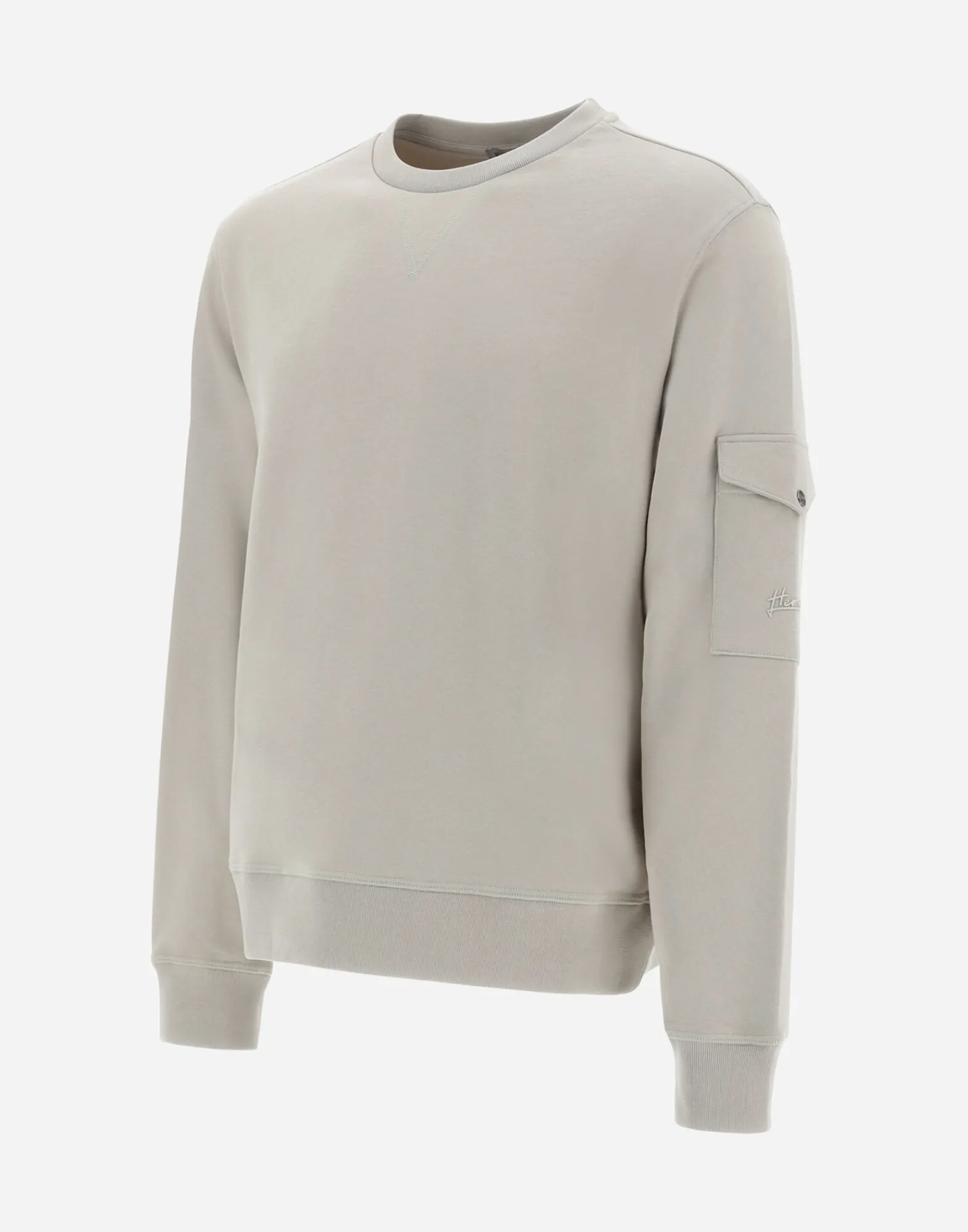 Herno Sweatshirts & Strickjacken-Resort Sweatshirt Aus Cotton Sweater
