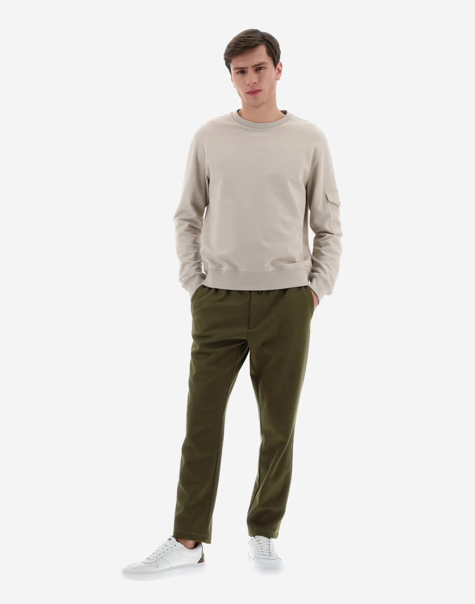 Herno Sweatshirts & Strickjacken-Resort Sweatshirt Aus Cotton Sweater