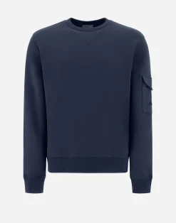 Herno Sweatshirts & Strickjacken-Resort Sweatshirt Aus Cotton Sweater