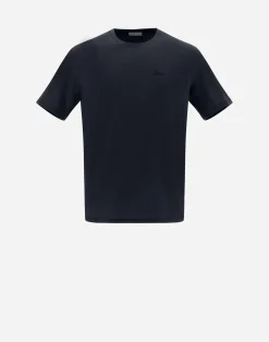 Herno T-Shirt & Polo-Shirts-Resort T-Shirt Aus Basic Cotton