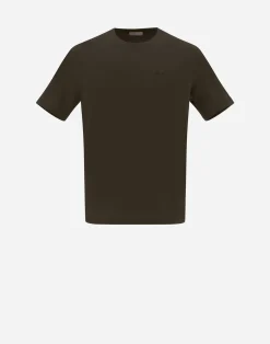 Herno T-Shirt & Polo-Shirts-Resort T-Shirt Aus Basic Cotton