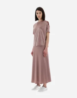 Herno T-Shirts-Resort T-Shirt Aus Glamour Chenille
