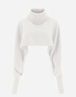 Herno Jacken-Soft Poncho Resort Cropped