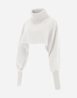 Herno Jacken-Soft Poncho Resort Cropped