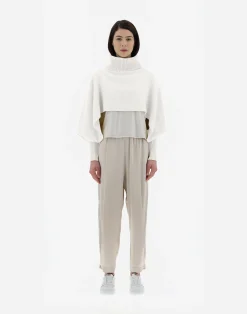 Herno Jacken-Soft Poncho Resort Cropped