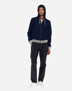 Herno Bomber-Sweatshirt Aus Double Sweater