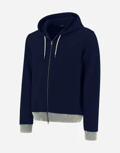 Herno Bomber-Sweatshirt Aus Double Sweater