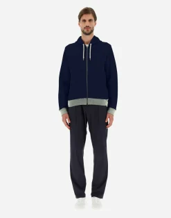 Herno Bomber-Sweatshirt Aus Double Sweater