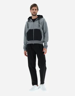 Herno Bomber-Sweatshirt Aus Soft Scuba & Plaster