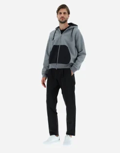 Herno Bomber-Sweatshirt Aus Soft Scuba & Plaster