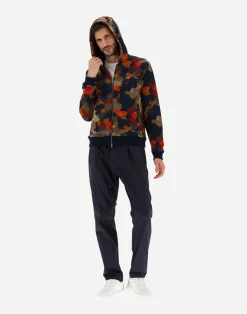 Herno Sweatshirts & Strickjacken-Sweatshirt Aus Spring Camo Sweater