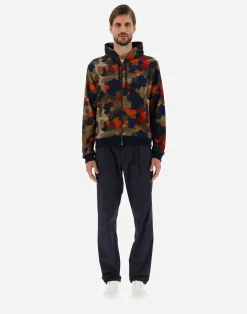 Herno Sweatshirts & Strickjacken-Sweatshirt Aus Spring Camo Sweater