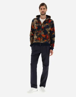 Herno Sweatshirts & Strickjacken-Sweatshirt Aus Spring Camo Sweater